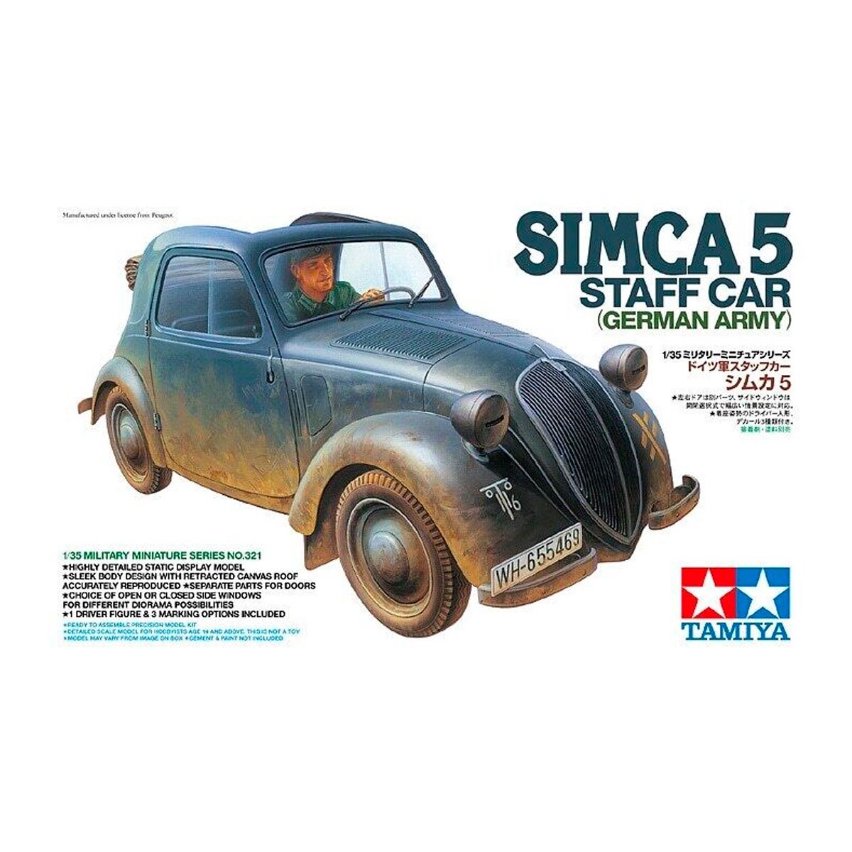 35321 - Simca 5 Staff Car (Germany Army) - 1:35