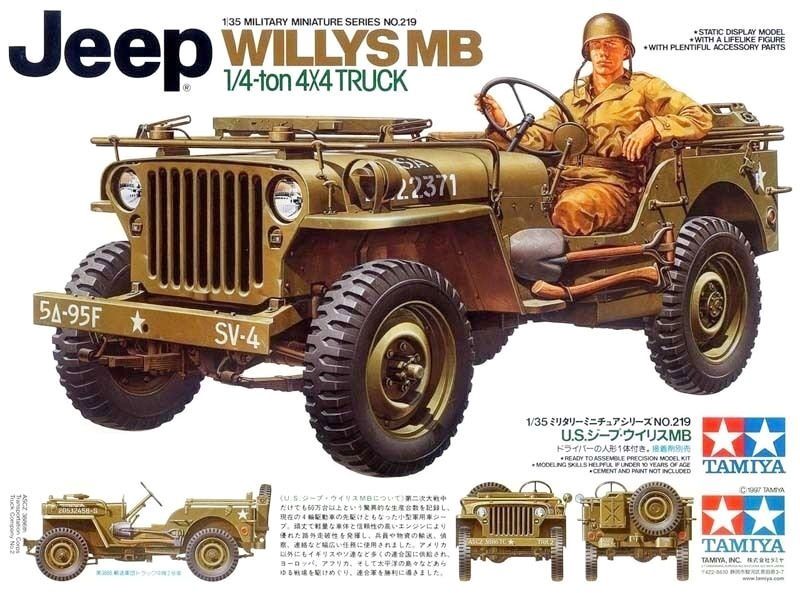 35219 - Jeep Willys MB 1/4-ton 4X4 Truck  - 1:35