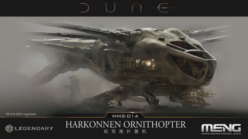 MMS-014 - Dune - Harkonnen Ornithopter - 1:300
