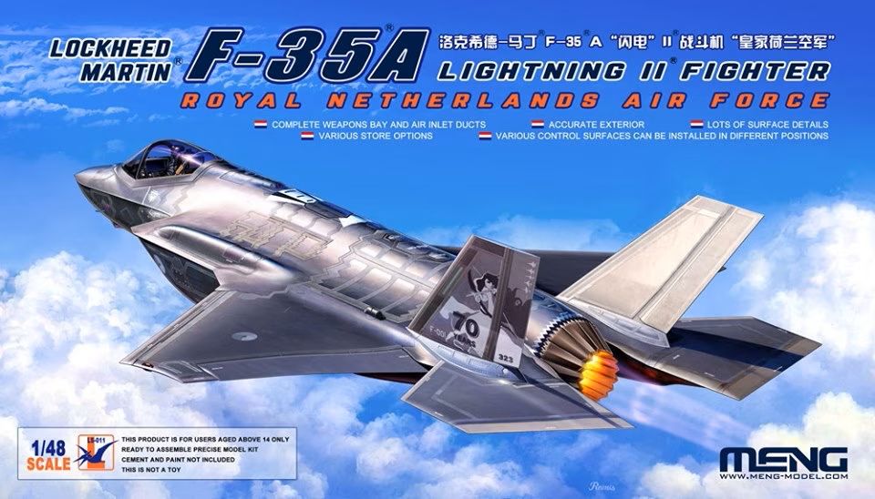 LS-011 - F-35A Lightning II Fighter - Royal Netherlands Air Force - 1:48