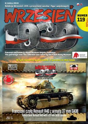 PL1939-119 - French Renault R40 light tank with SA38 cannon - 1:72