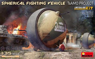 40003 - Spherical Fighting Vehicle TsAMO Project Interior Kit - 1:35