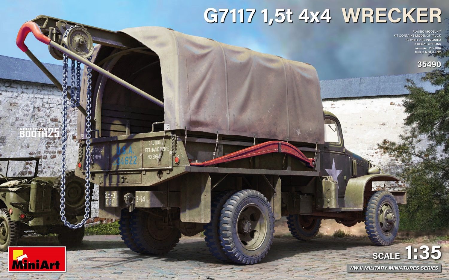 35490 - G7117 1,5T 4×4 Wrecker - 1:35