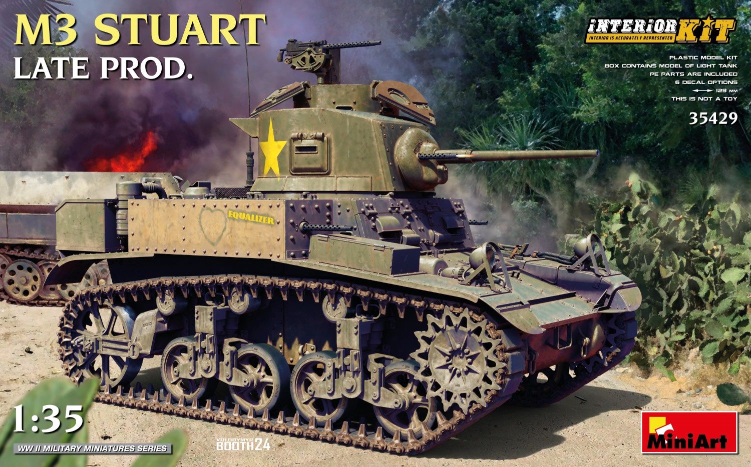 35429 - M3 Stuart Late Prod. INTERIOR KIT - 1:35