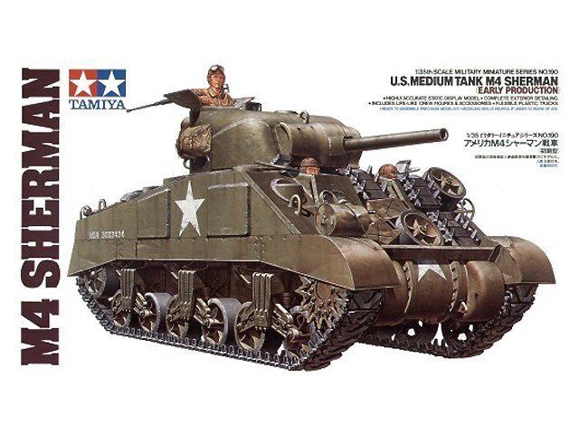 35190 -  U.S. Medium Tank M4 Sherman (Early Production) - 1:35
