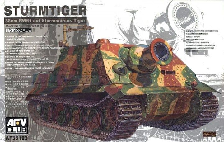 AF35103 - Sturmtiger - 38cm RW61 auf Sturmmörser Tiger - 1:35