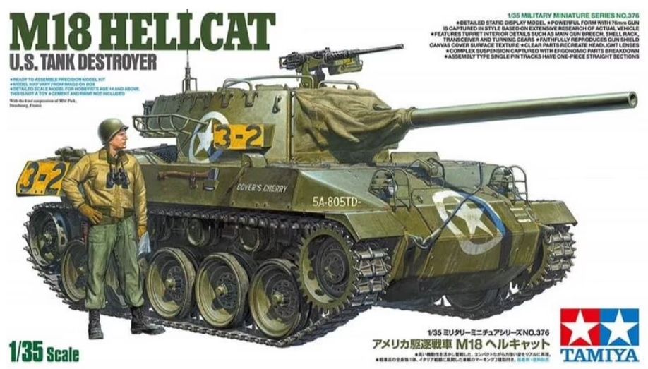 35376 - M18 Hellcat U.S. Tank Destroyer - 1:35