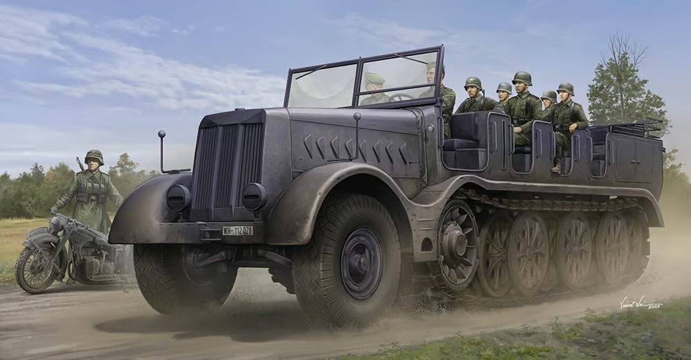 09575 - Schwerer Zugkraftwagen 18to Sd.Kfz. 9 - Artillery Version - 1:35