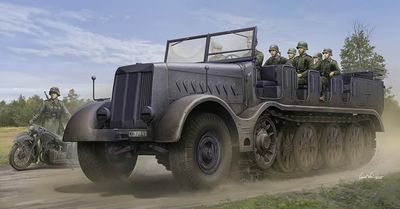 09575 - Schwerer Zugkraftwagen 18to Sd.Kfz. 9 - Artillery Version - 1:35