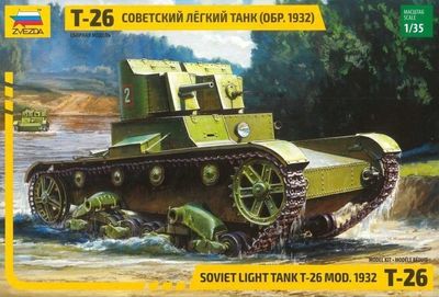 3542 - Soviet Light Tank T-26 Mod. 1932 - 1:35