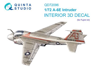 QD72096 - A-6E Intruder 3D-Printed &amp; coloured Interior on decal paper (Fujimi) - 1:72