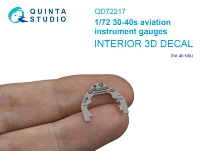 QD72217 - 1930-1940s aviation instrument gaugies (for all kits) - 1:72