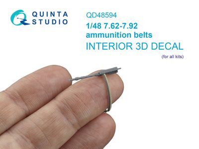 QD48594 - 7.62-7.92 ammunition belts (for all kits) - 1:48