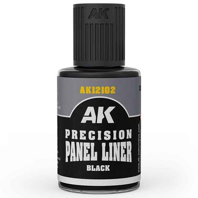 AK12102 - Precision Paneliner - Black - 30ml