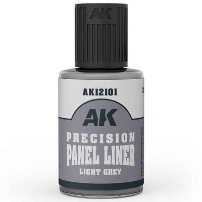 AK12101 - Precision Paneliner - Light Grey - 30ml