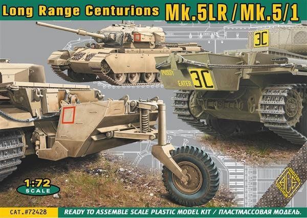 72428 - Long Range Centurions Mk.5LR/Mk.5/1 - 1:72