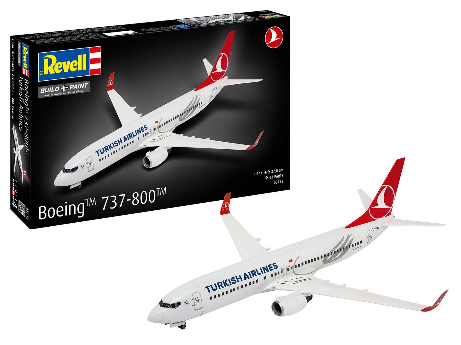 03772 - Boeing 737-800 &quot;Turkish Airlines&quot; - 1:144