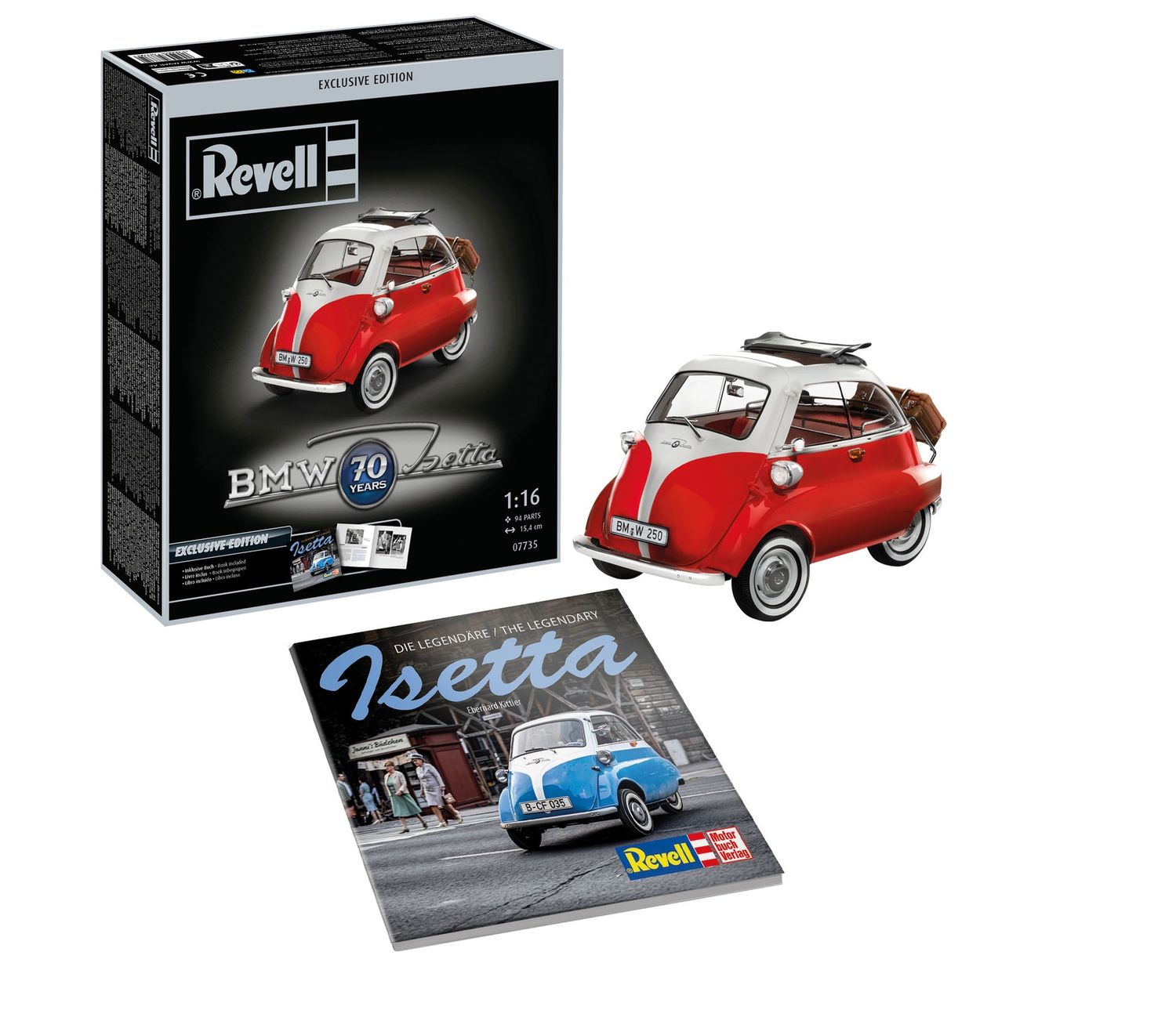 07735 - BMW Isetta 250 - 70-jarig jubileum &quot;Exclusieve Edition&quot; - 1:16