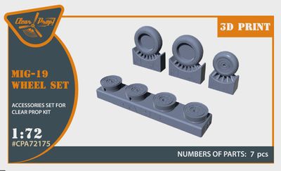 CPA72175 - MiG-19 wheel set  for CP kits -  1:72