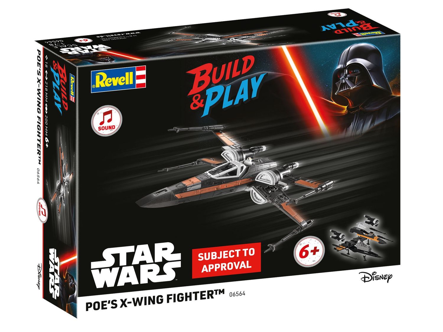 06564 - Poe&#39;s X-Wing Fighter (Sound) - Build &amp; Play - 1:78