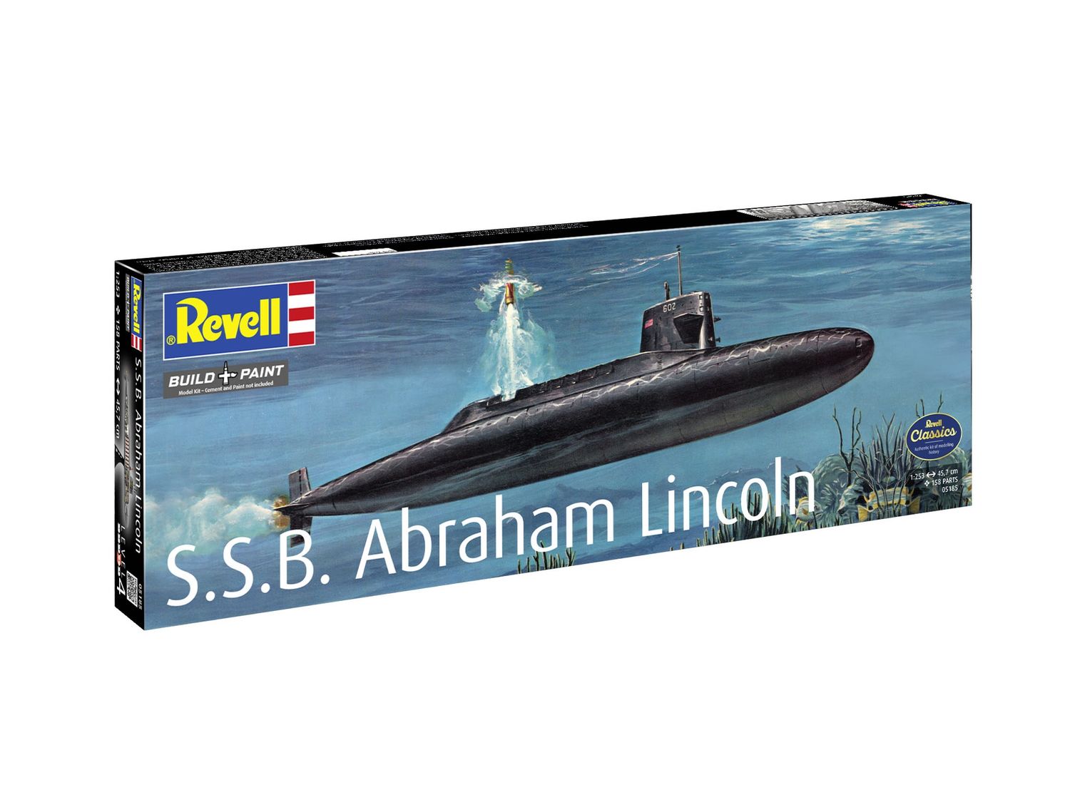 05185 - S.S.B. Abraham Lincoln with Interior - 1:253