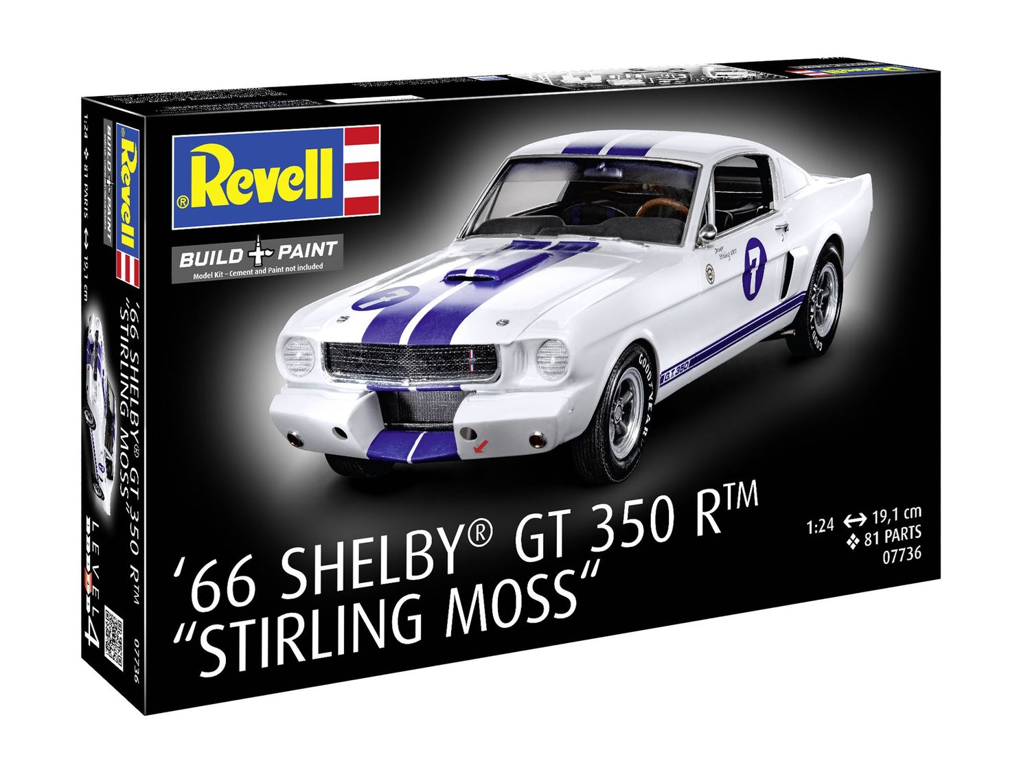 07736 - 1966 Shelby GT 350 R &quot;Stirling Moss&quot; - 1:24