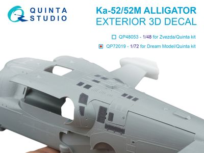 QP72019 - Ka-52 Exterior (Dream Model/Quinta Models) - 1:72