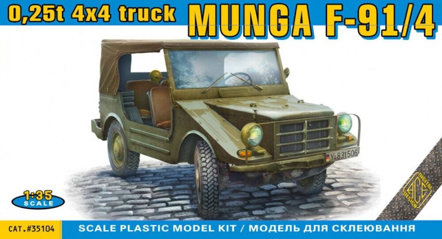 35104 - 0,25t 4x4 Truck Munga F 91/4 - 1:35