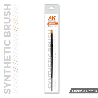 AKB012 - AK Synthetic Brush - Dagger L