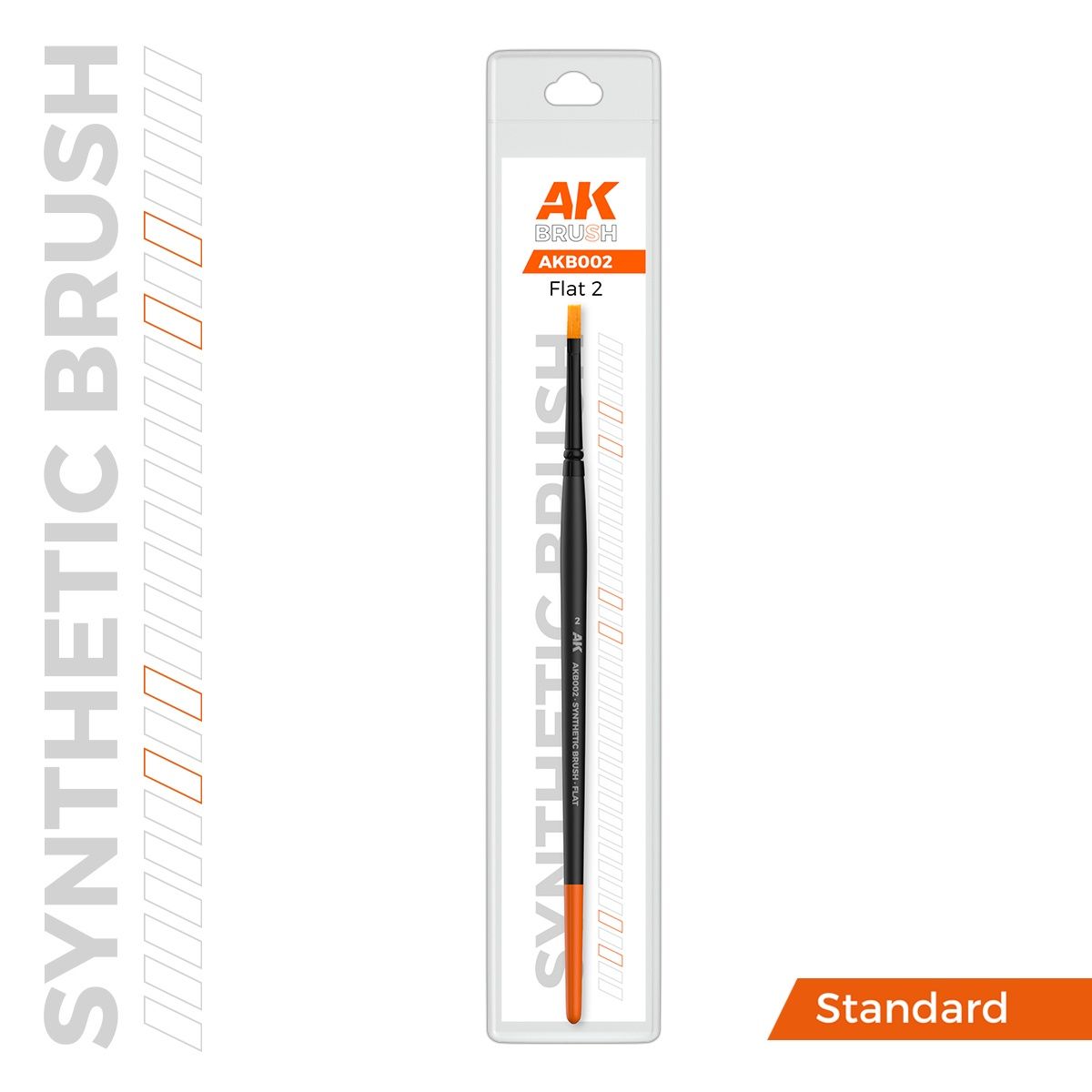 AKB002 - AK Synthetic Brush - Flat 2