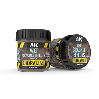 AK8034 - Wet Crackle Effects (Acrylic) - 100ml
