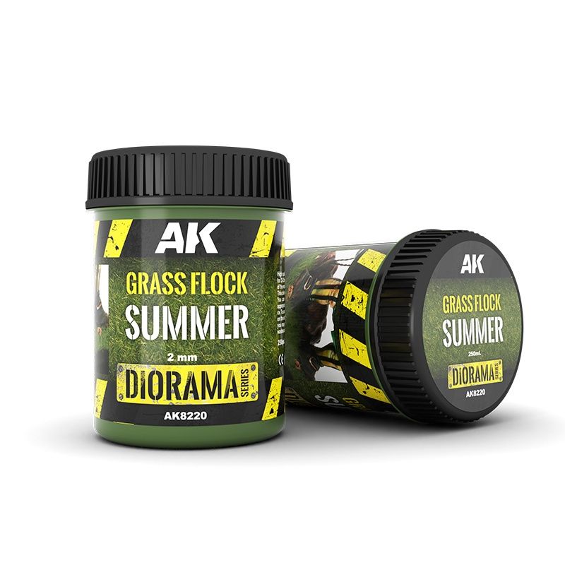 AK8220 - Grass Flock Summer - 2mm - 250ml