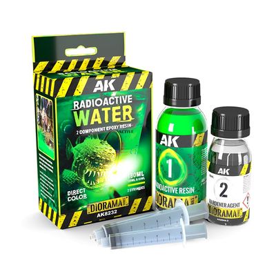 AK8232 - Resin Radioactive Water 2 Components Epaoxy Resin - 180ml