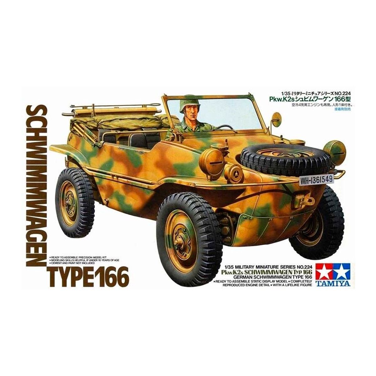 35224 - Schwimmwagen Type 166 - 1:35