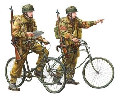 35333 - British Paratroopers &amp; Bicycle set - 1:35