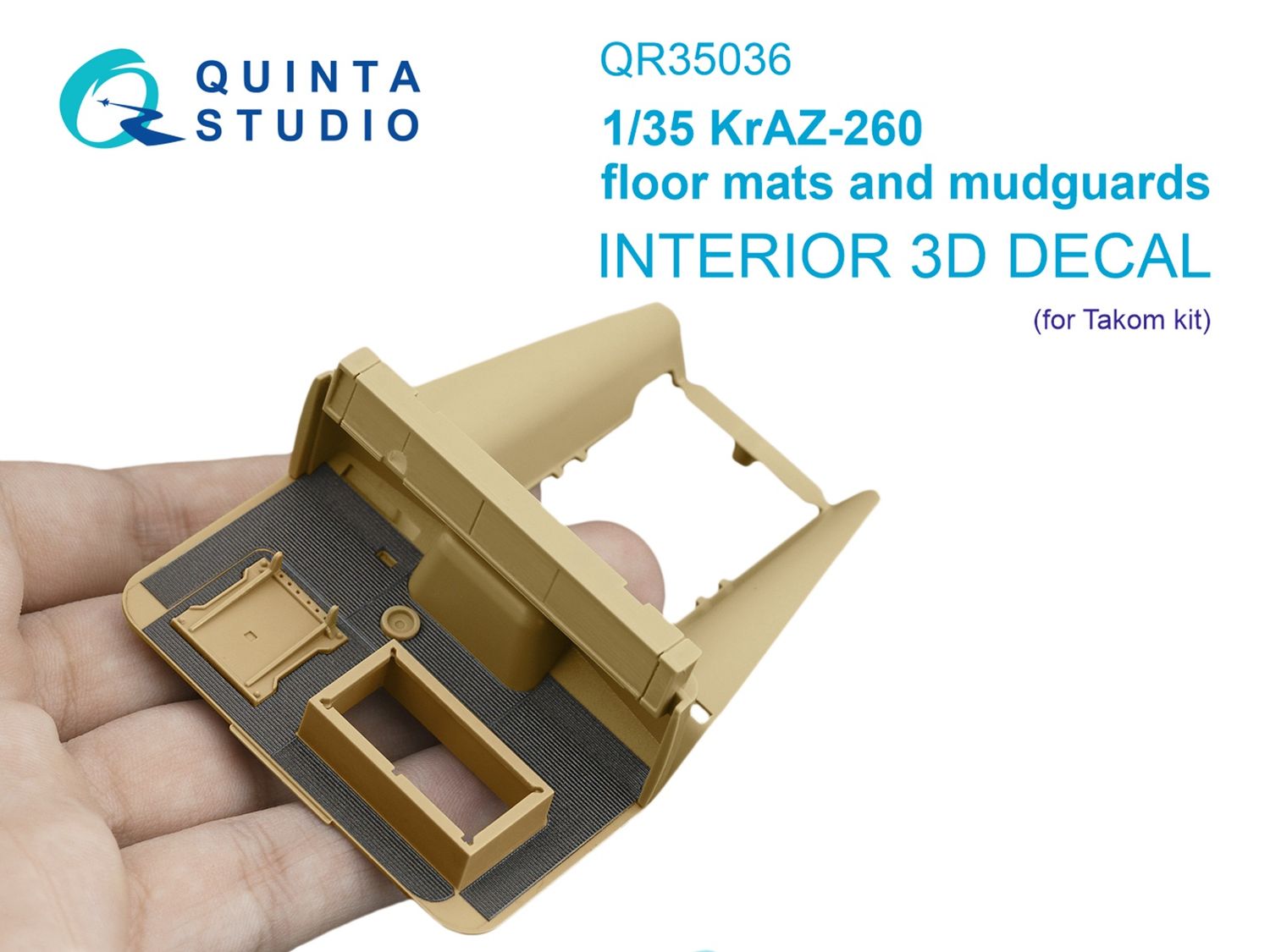 QR35036 - KrAZ-260 floor mats and mudguards (Takom) - 1:35