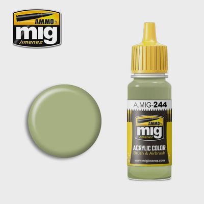 A.MIG-0244 - Acrylic color - Duck Egg Green (BS 216) - 17ml