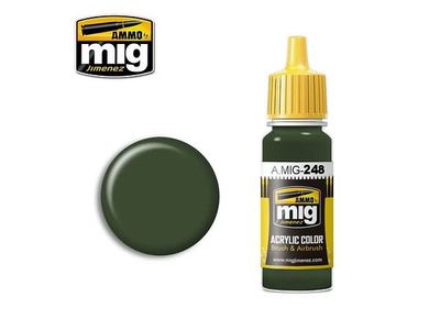 A.MIG-0248 - Acrylic color - RLM 80 Olivgrün - 17ml