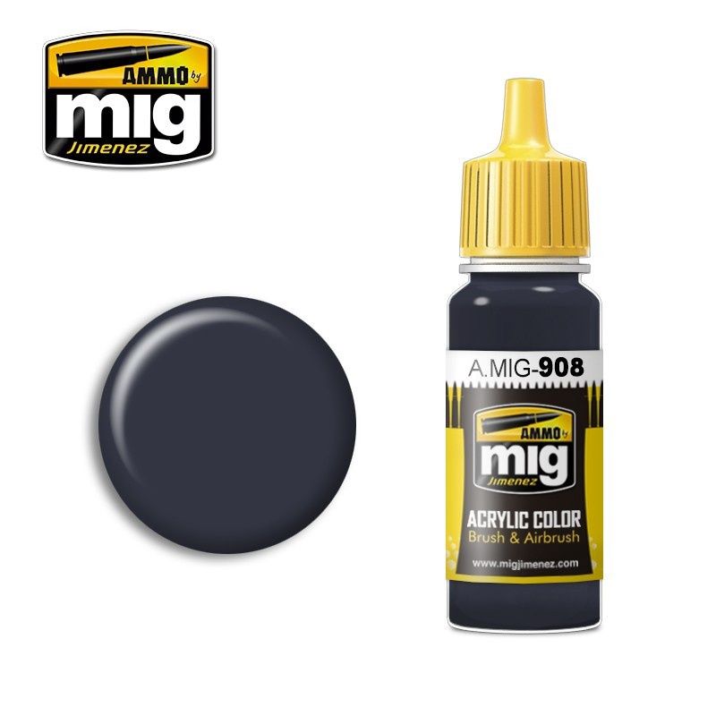 A.MIG-0908 - Acrylic color - Grey Base - 17ml