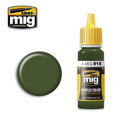 A.MIG-0915 - Acrylic color - Dark Green (BS 241) - 17ml