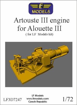 LF3D7247 - Artouste III engine for Alouette III - 1:72