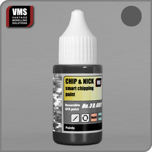 VMS.CNX03 - Chip &amp; Nick paint No.3 - D.  Grey - 20ml