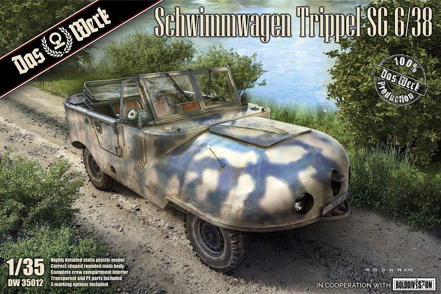 DW35012 - Schwimmwagen Trippel SG 6/38 - 1:35