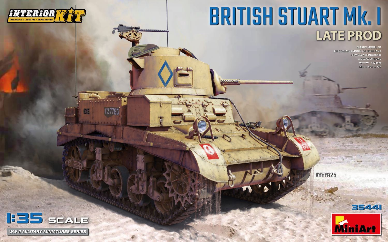 35441 - British Stuart Mk. I Late Prod - Interior Kit - 1:35