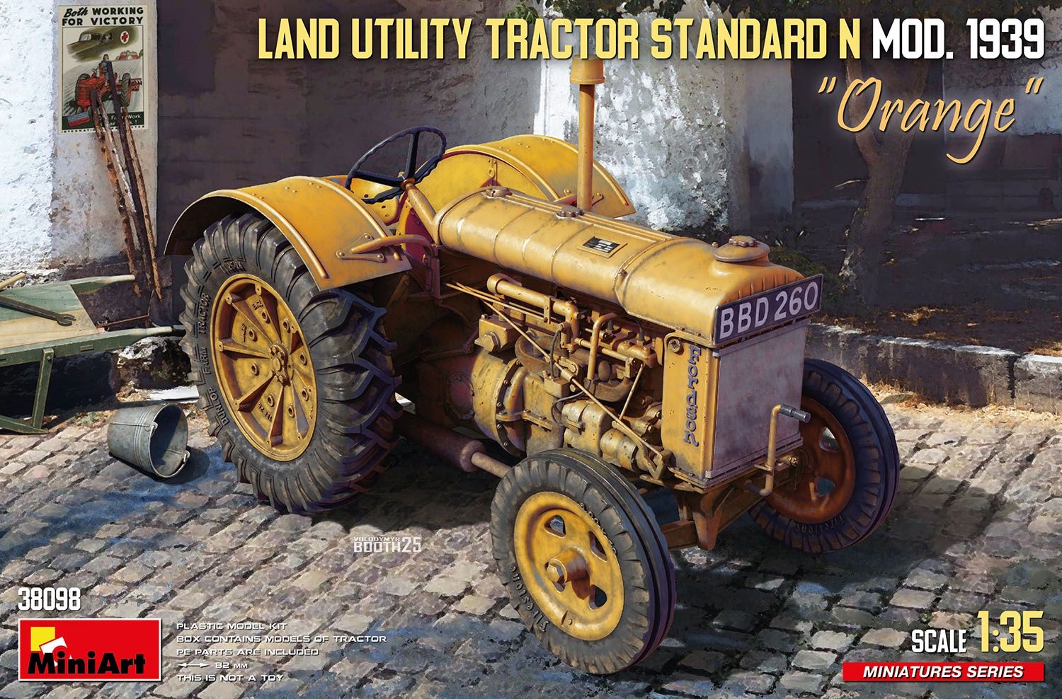 38098 - Land Utility Tractor Standard N “Orange” MOD. 1939 - 1:35