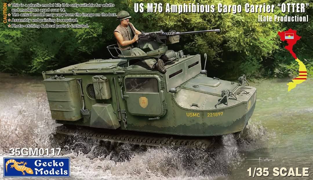 35GM0117 - US M76 Amphibious Cargo Carrier "Otter" (Late Production) - 1:35