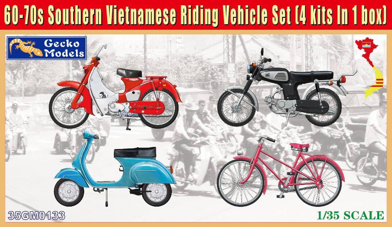 35GM0133 - 60~70’s Southern Vietnamese Riding Vehicle Set - 1:35