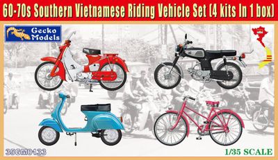 35GM0133 - 60~70’s Southern Vietnamese Riding Vehicle Set - 1:35