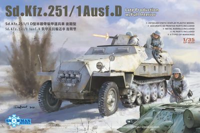 SP-8001 - Sd.kfz.251/1 Ausf.D - Late Production with Full Interior - 1:35