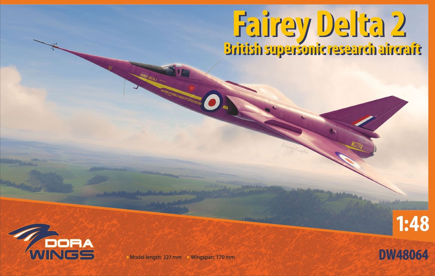 DW48064 - Fairey Delta 2 - British supersonic research aircraft - 1:48